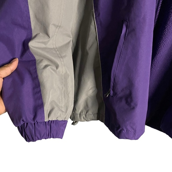 Alaska Rugged Wear Men's Purple/Gray Hooded Jacket - Picture 4 of 10
